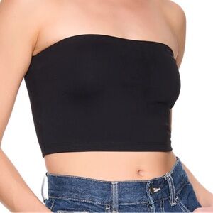 Susana Monaco Essential Crop Tube Top New